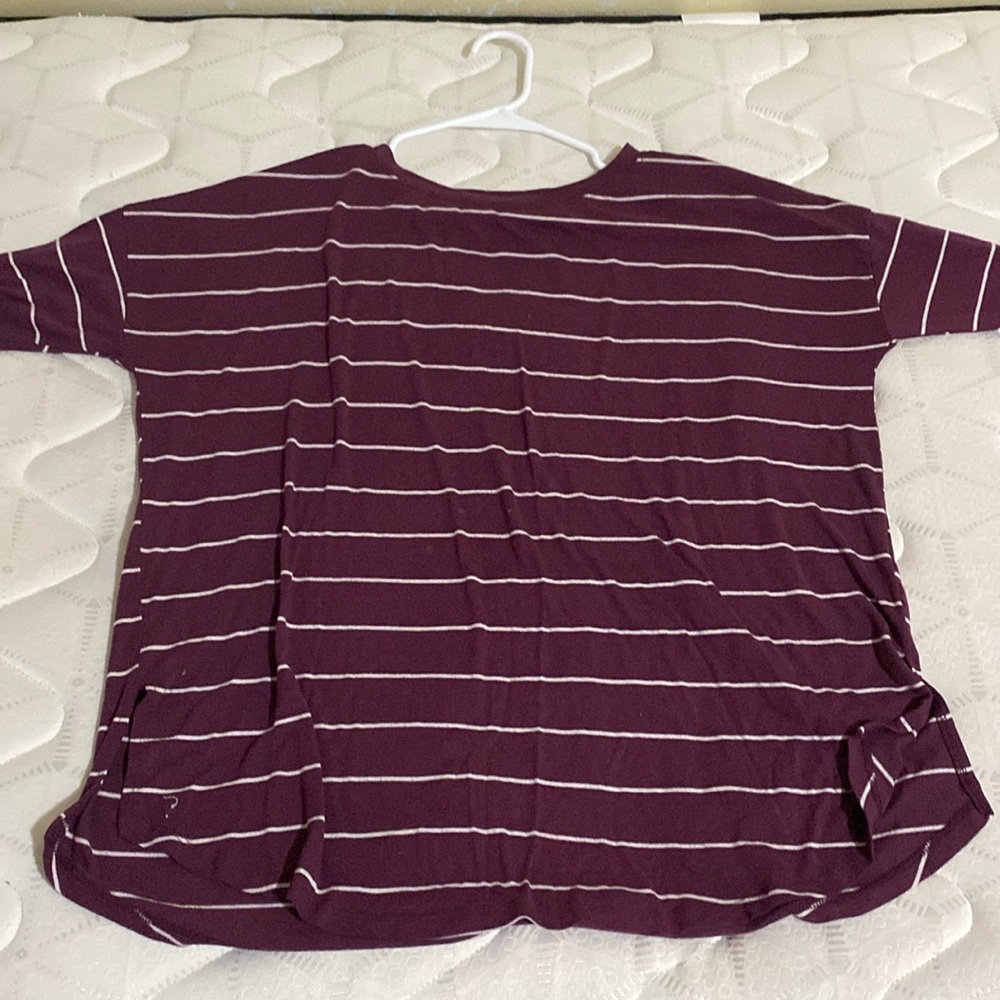 Long sleeve striped shirt, teens/adults